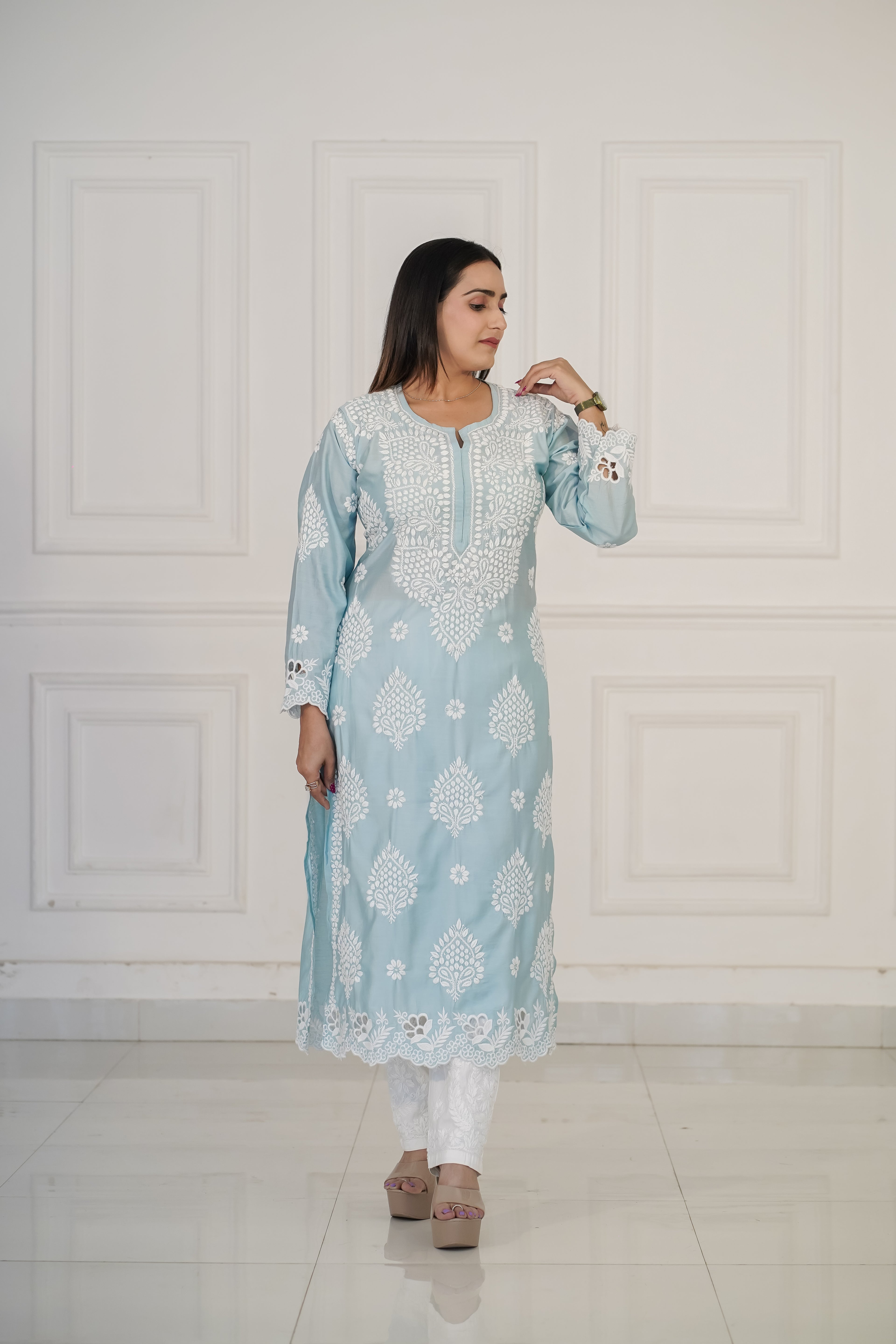 Cutwork Long Kurti