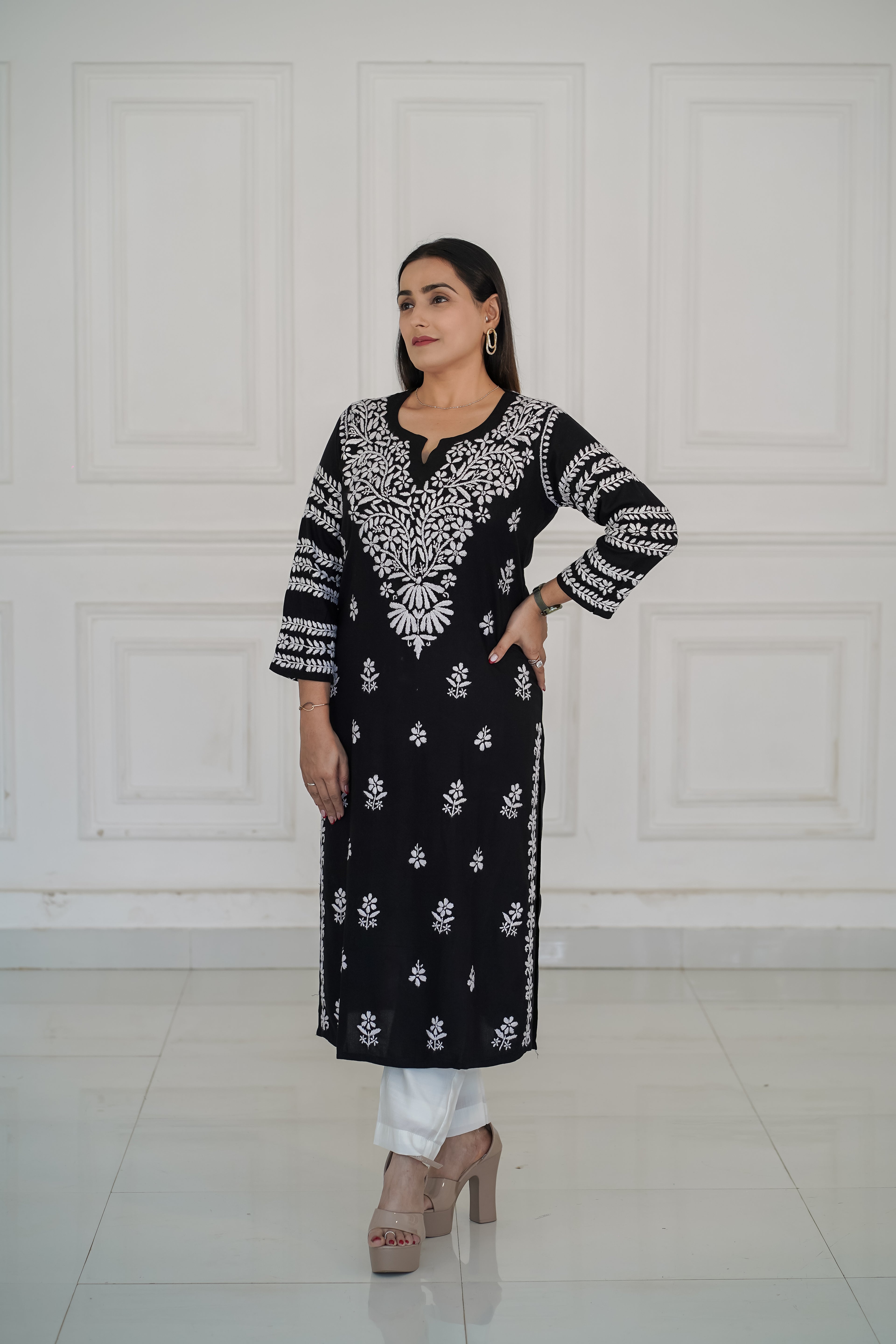 Roman Modal Rayon Kurti