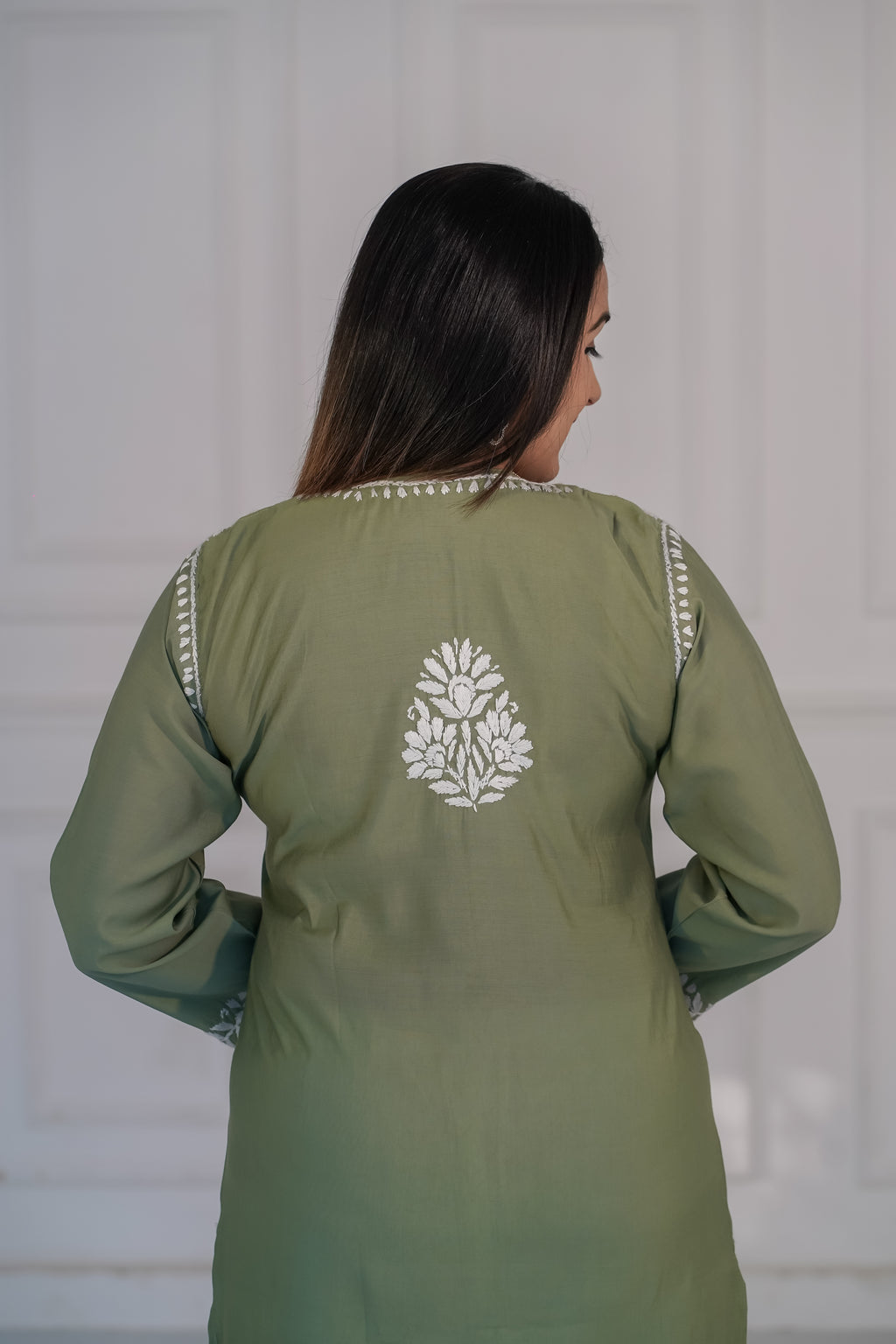 Sage Green Rayon Kurti