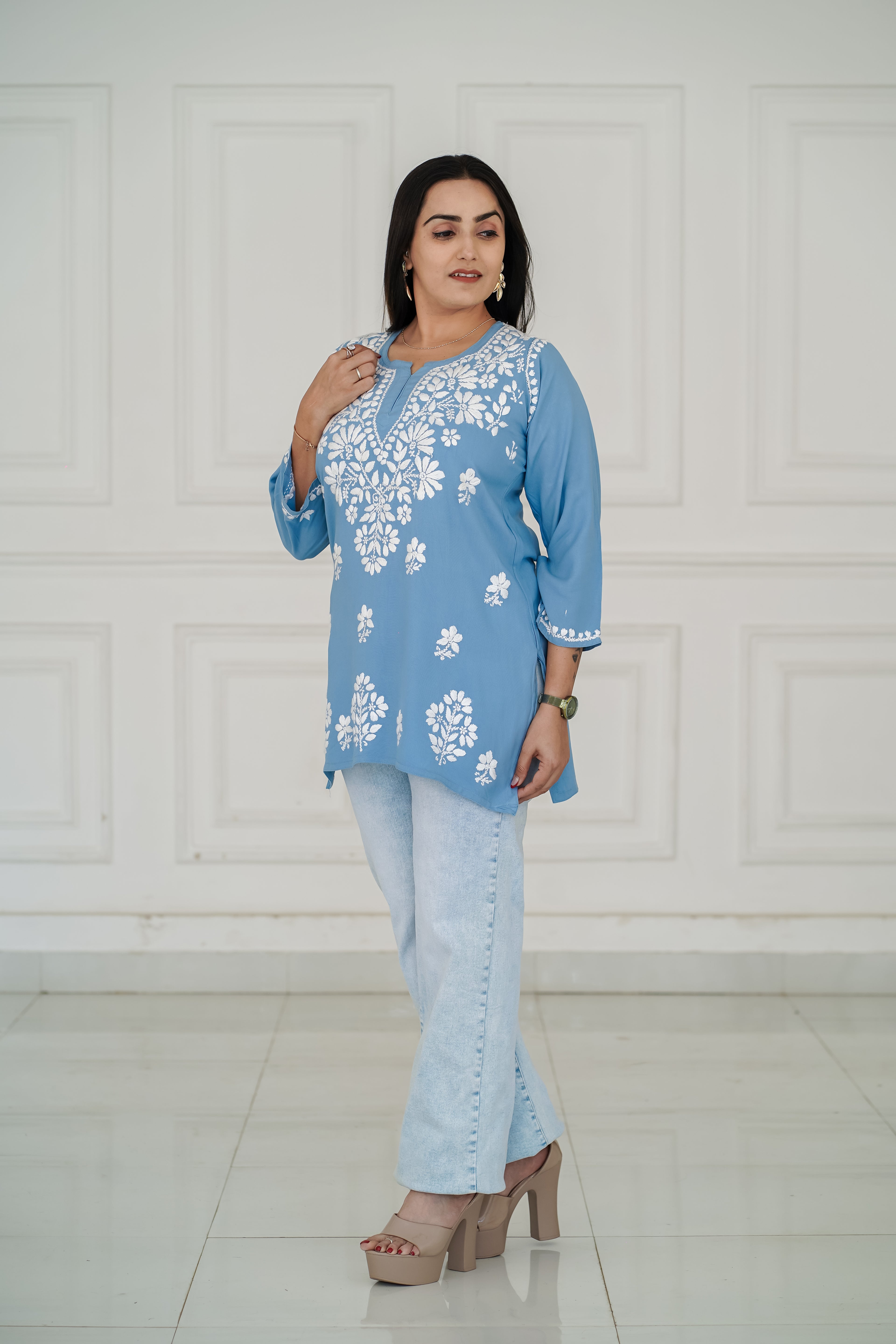 Rayon Short kurties in 7 colours