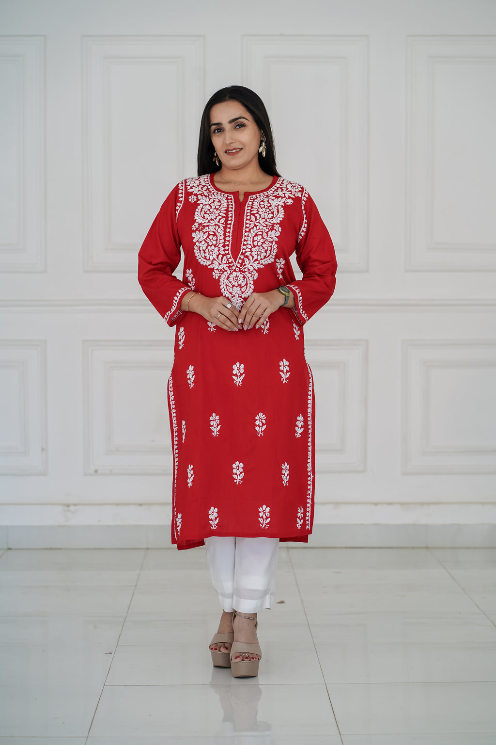 One Design, Six Colours pure cotton long kurties